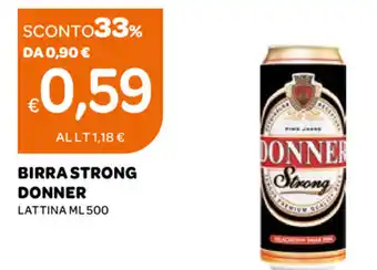 Ekom Birra Strong Donner Lattina ML 500 offerta