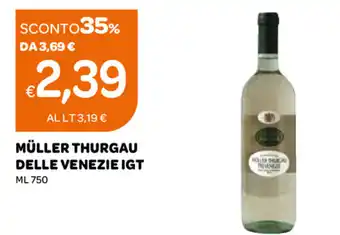 Ekom Müller Thurgau Delle Venezie IGT ML 750 offerta