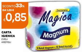 Ekom Carta Igienica 2 Veli 4 Rotoli offerta