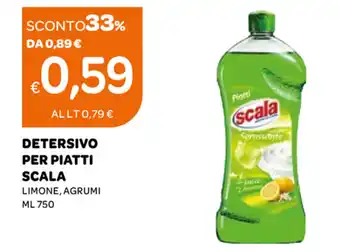 Ekom Detersivo Per Piatti Scala Limone, Agrumi ML 750 offerta