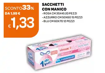 Ekom Sacchetti Con Manico offerta