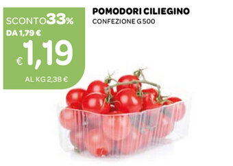 Ekom Pomodori Ciliegino Confezione G 500 offerta