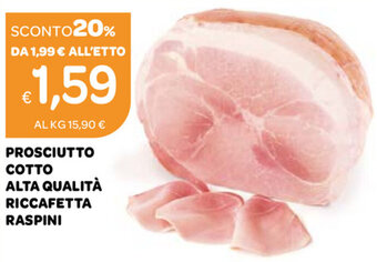 Ekom Prosciutto Cotto Alta Qualità Riccafetta Raspini offerta