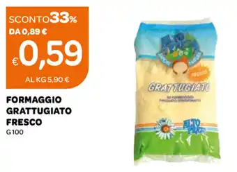 Ekom Formaggio Grattugiato Fresco G100 offerta