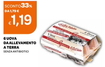 Ekom 6 Uova Da Allevamento A Terra Senza Antibiotici offerta
