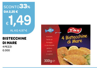 Ekom Bistecchine Di Mare 4 Pezzi G 300 offerta