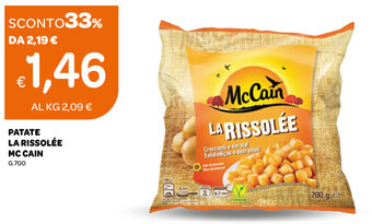 Ekom Patate La Rissolée Mc Cain G 700 offerta
