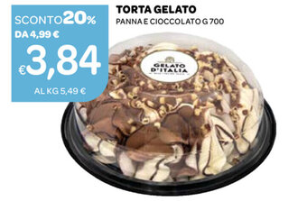 Ekom Torta Gelato Panna E Cioccolato G 700 offerta