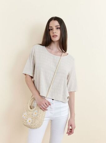 Piazza Italia Blusa in lino offerta