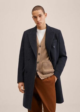 Mango Cappotto lana incrociato offerta