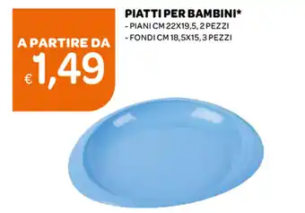 Ekom Piatti Per Bambini offerta