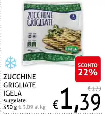 Ecu Discount Zucchine Grigliate Igela surgelate 450g offerta