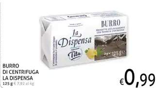 Ecu Discount La Dispensa Burro Di Centrifuga 125g offerta