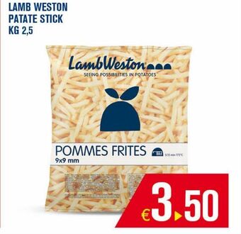 Adhoc Lamb weston patate stick kg 2,5 offerta