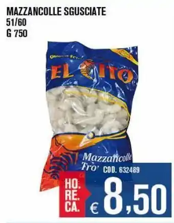 Adhoc Mazzancolle sgusciate 51/60 g 750 offerta