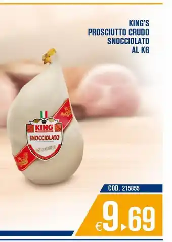 Adhoc King's prosciutto crudo snocciolato al kg offerta