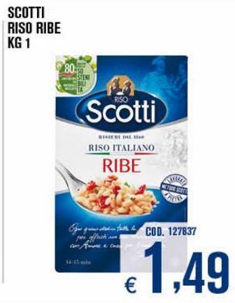 Adhoc Scotti riso ribe kg 1 offerta