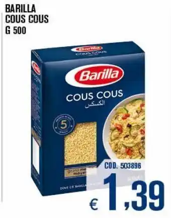 Adhoc Barilla cous cous g 500 offerta