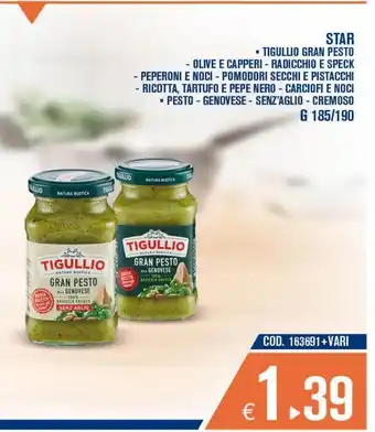 Adhoc Star tigullio gran pesto offerta