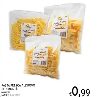 Ecu Discount Bon Bontà Pasta Fresca All'uovo 500g offerta