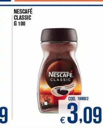 Adhoc Nescafe classic g 100 offerta