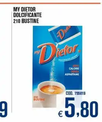 Adhoc My dietor dolcificante 210 bustine offerta