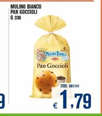 Mulino bianco pan goccioli g 336