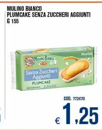 Adhoc Mulino bianco plumcake senza zuccheri aggiunti g 155 offerta