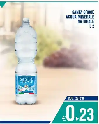 Santa croce acqua minerale naturale l 2