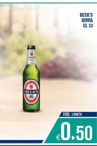 Adhoc Beck's birra cl 33 offerta