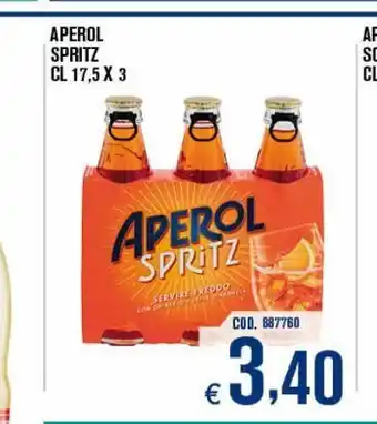 Aperol spritz cl 17.5 x 3