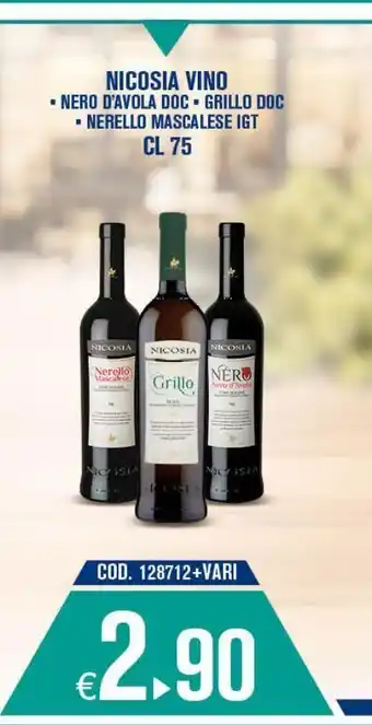 Nicosia vino cl 75