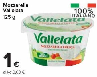 Carrefour Market Mozzarella vallelata offerta