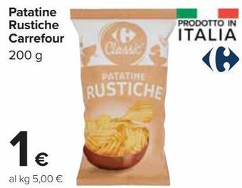 Carrefour Market Patatine rustiche carrefour offerta