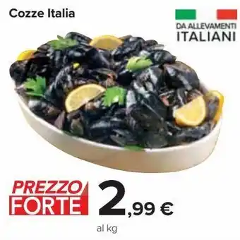Carrefour Market Cozze italia offerta