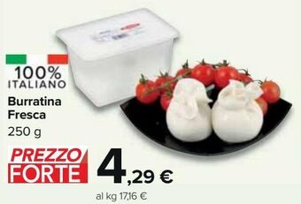 Carrefour Market Burratina fresca offerta