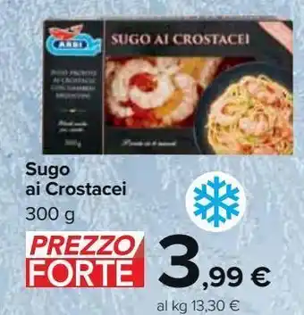 Carrefour Market Sugo ai crostacei offerta