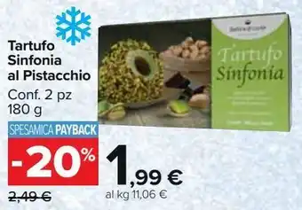 Carrefour Market Tartufo sinfonia al pistacchio offerta