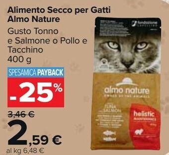 Alimento secco per gatti almo nature