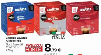 Carrefour Market Capsule lavazza a modo mio gusti assortiti offerta
