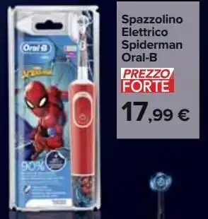 Carrefour Market Spazzolino elettrico spiderman oral-b offerta