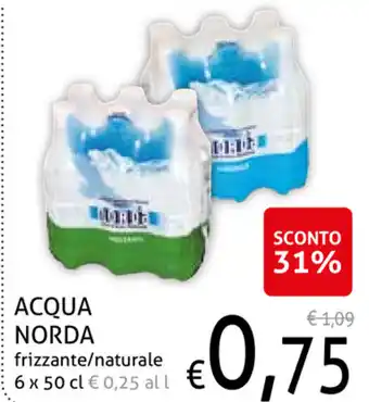 Ecu Discount Acqua Norda 6x50cl offerta