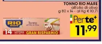 Rio Mare Tonno all'olio di oliva 80 g x 14