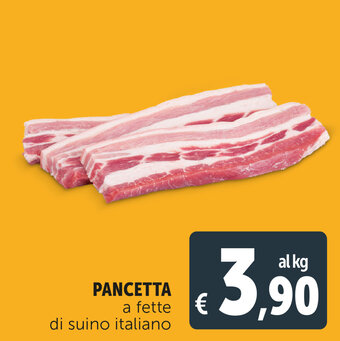 Deco Supermercati Pancetta a fette di suino italiano offerta