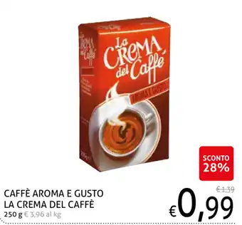 Ecu Discount Caffè Aroma E Gusto La Crema Del Caffè 250g offerta
