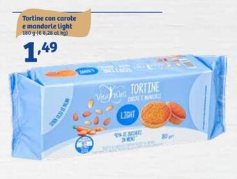 In'S Mercato Tortine con carote e mandorle light 180 g offerta