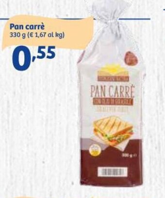 In'S Mercato Pan carrè 330 g offerta