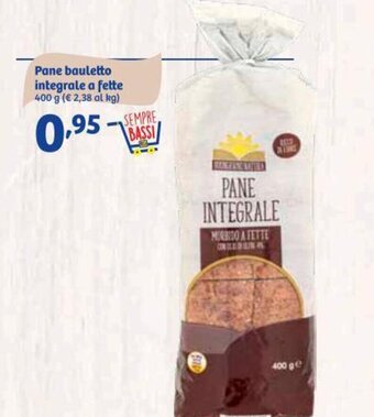 In'S Mercato Buongiorno Natura Pane Bauletto integrale a fette 400 g offerta