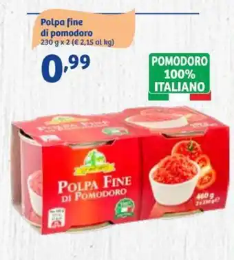 In'S Mercato CA' dell'Orto Polpa fine di pomodoro 230 g offerta
