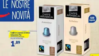 In'S Mercato Selezione Più Caffè in capsule arabica 55 g offerta